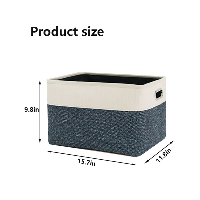 Bac de rangement en tissu Latitude Run®, Gris