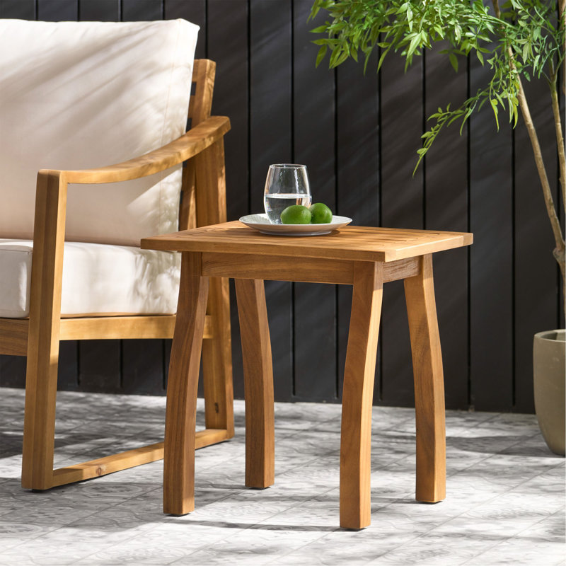 Table de bout SELMA, Teck