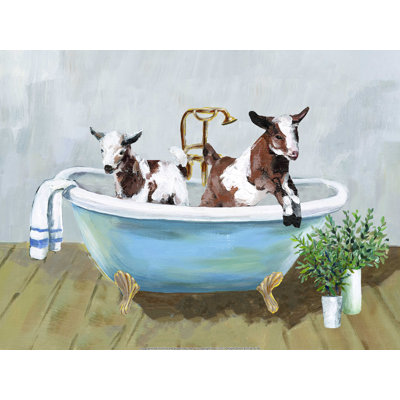 " Goats In Bath Tub "