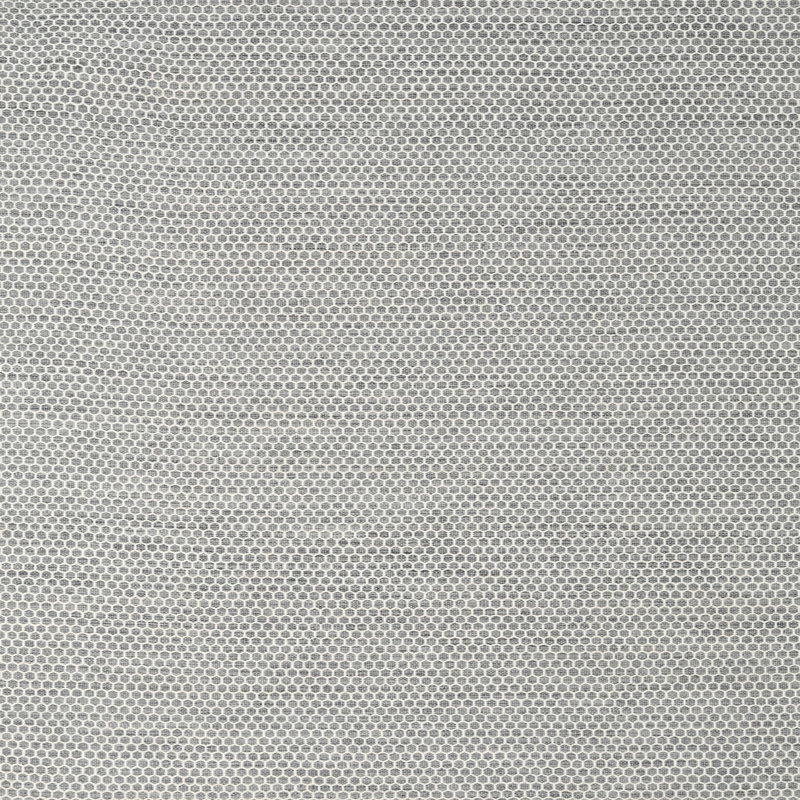 Tapis gris/zone noire contemporaine, Carré 8 pi x 8 pi