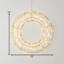 16" Christmas Small Lighted Silver Wreath