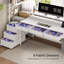 Bureau d'ordinateur 55 po avec 6 tiroirs-2430329