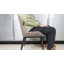 Chaises de salle à manger rembourrées en cuir et chaises à oreilles modernes avec pieds en métal pour la maison (ensemble de 2)-913269901