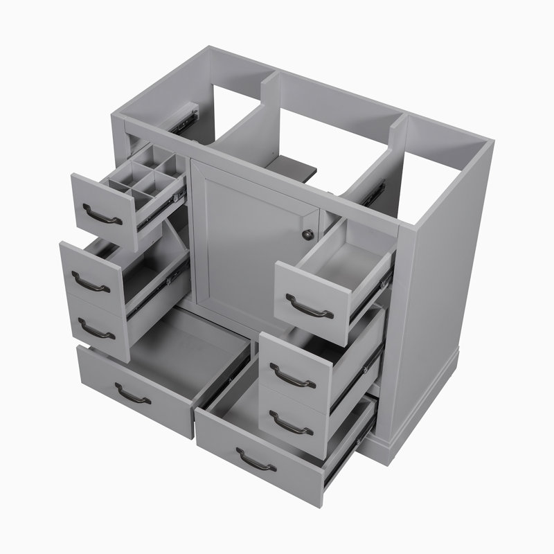 35.50'' Single Bathroom Vanity Base Only