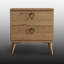 Table de chevet 2 tiroirs Vintique Oak