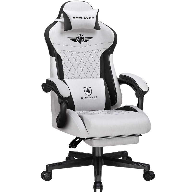 Metro Lane Adjustable Swiveling PC & Racing Game Chair, Brown