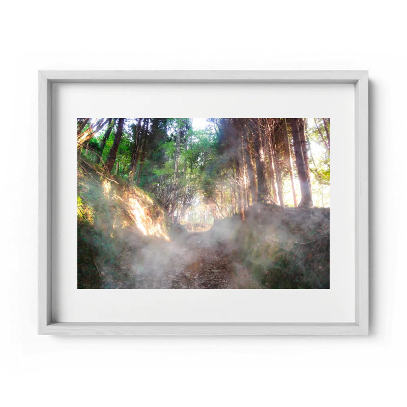Into The Mystic Print by Joseph Regan, 14" H x 16" W x 0.75" D, White