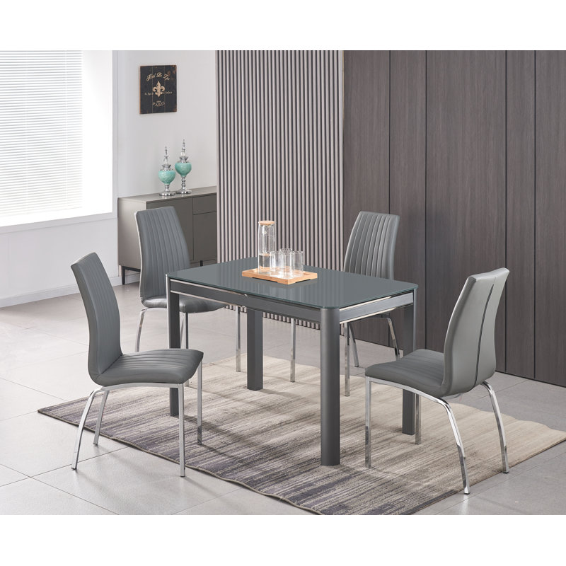 Baecher 4 - Person Dining Set, White