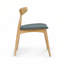 Ensemble de 2 chaises rétro en bois d'hévéa avec coussins de dossier ergonomiques moelleux, pour les repas et les sièges d'appoint-1179872333