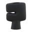 Niamh 17" Tall Terracotta Vase, Black