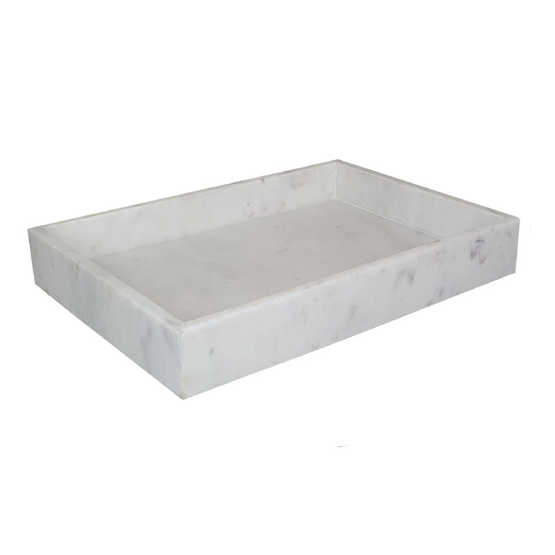 Plateau de repose-pieds en marbre 