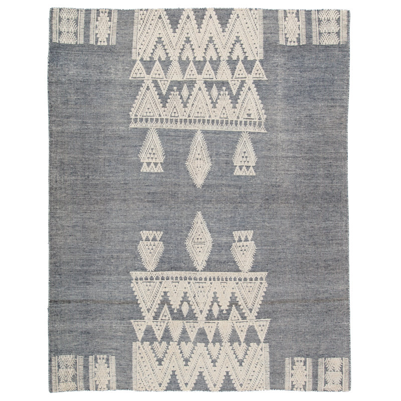 Volente Wool Geometric Rug, Rectangle 5' x 8'