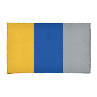Tapis bleu royal rayures royal national hockey
