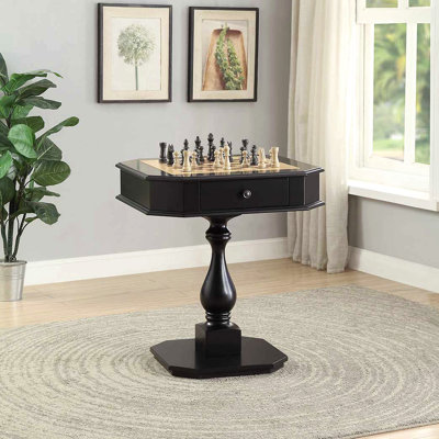 Table de jeu avec 2 tiroirs