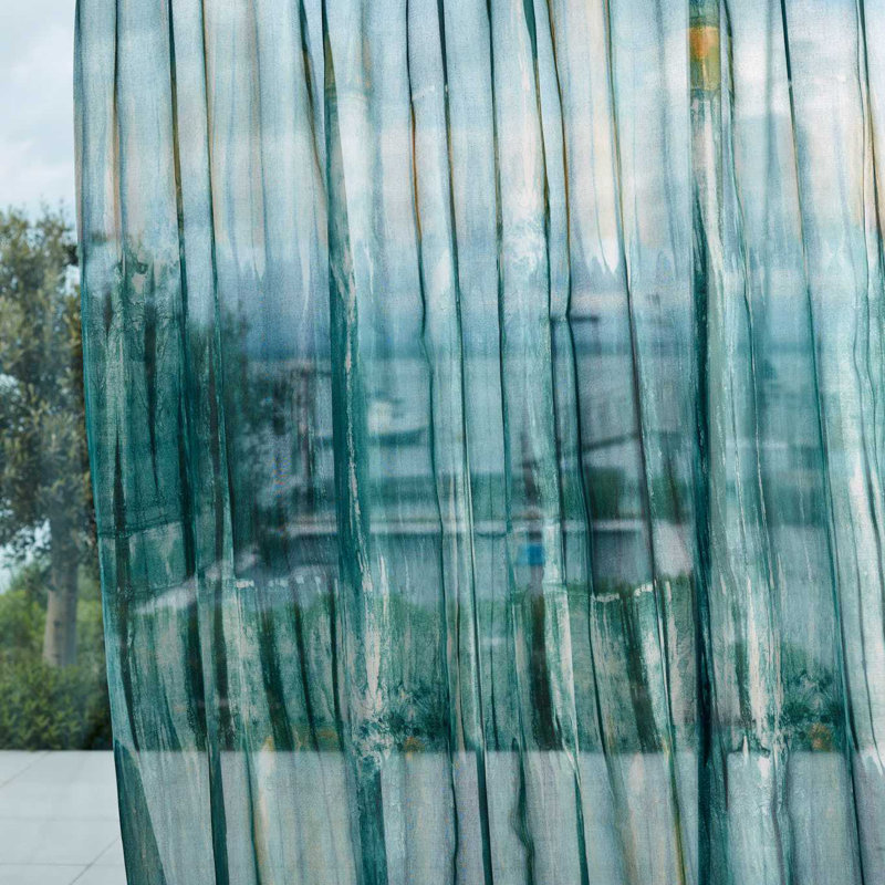 Yuti Fabric, Emerald/Saffron/Ston