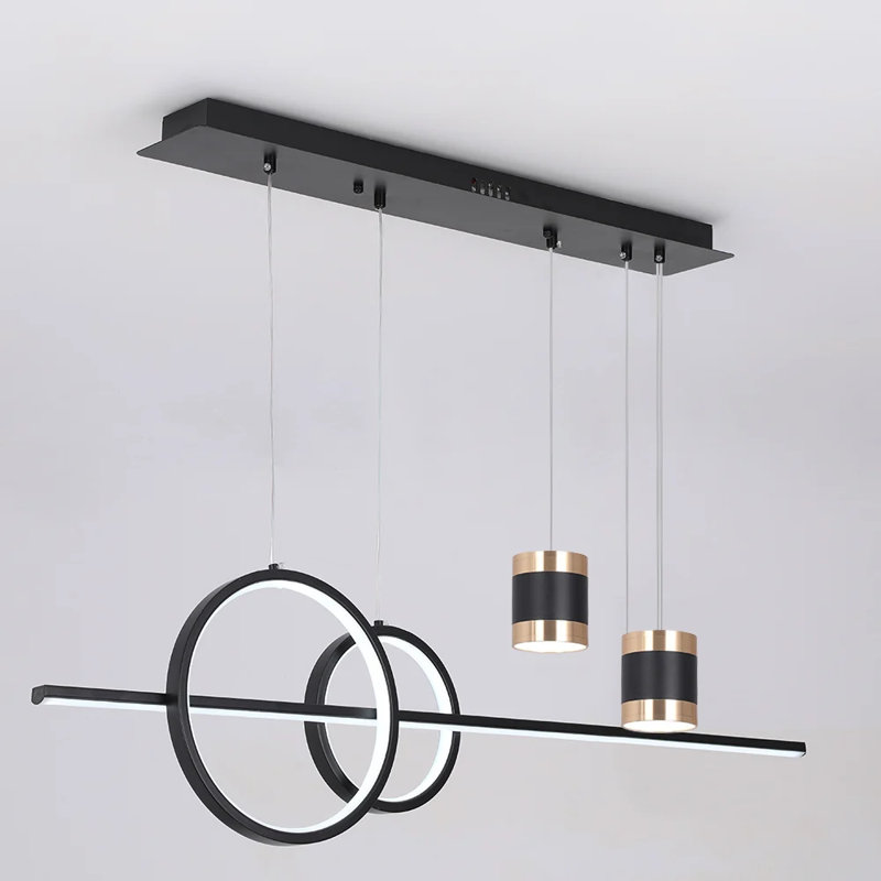 Mirabel 4 - Light Black LED Pendant