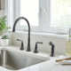 Delancey Double Handle Kitchen Faucet with Side Spray