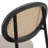 Danele Euston Modern Wicker Bar Stool with Steel Frame-730778757