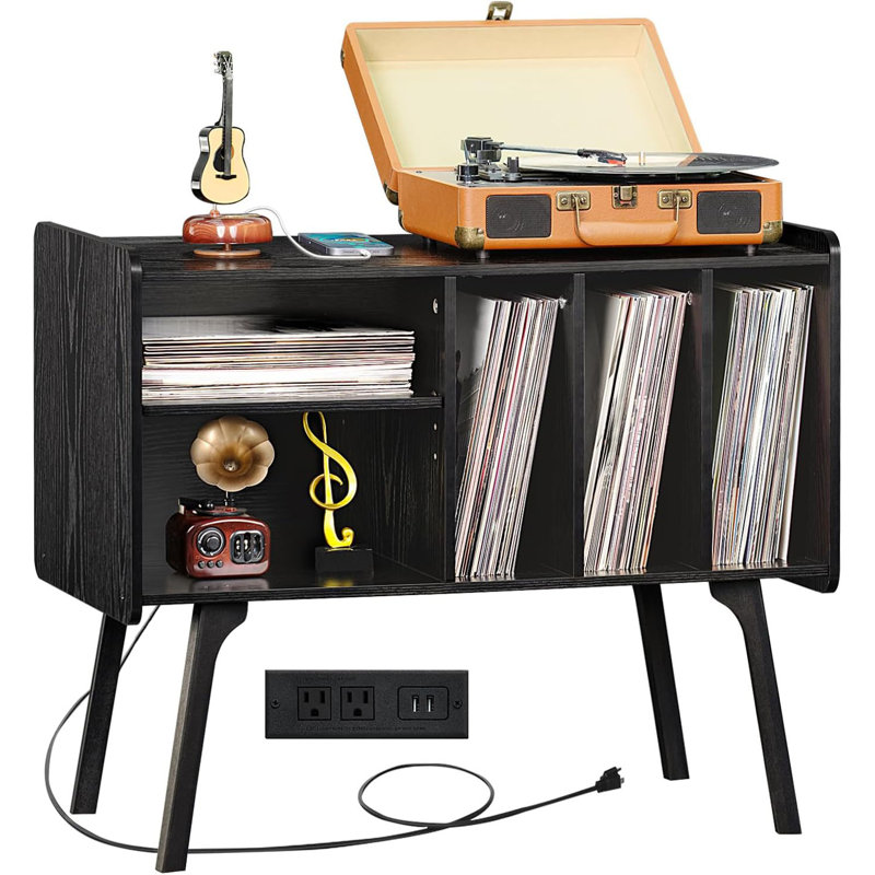 Support pour tourne-disque avec station de charge