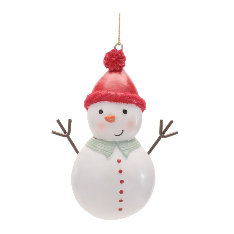 Ornement bonhomme de neige fantaisiste (ensemble de 6)
