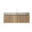 48" Wall Mounted Bathroom Vanity With Sink, White Oak Floating Cabinet With Drawer & Doors, Light Gray Sintered Stone Top,Pre-Assembled-540831644-540831646