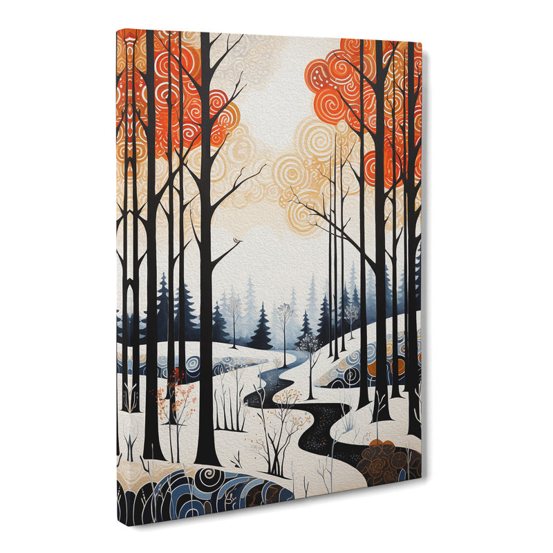 Winter Forest Dadaism No.2 - Art Prints - Wrapped Canvas, 76cm H x 50cm W x 3cm D