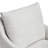 Modern Linen Upholstered Swivel Barrel Accent Chair