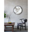 Miroir décoratif décoratif - cadre mural en métal, 31,5 x 0,7 x 31,5 po, noir, 15,8 lb, mur 31,5 x 0,7 x 31,5 po, 15,8 lb