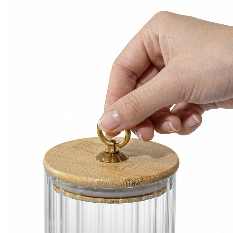 Ensemble de pots de cuisine en verre