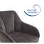 Swivel Upholstered Adjustable Height Counter Stool with Metal Frame-581688011