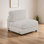 Fauteuil d'appoint, fauteuil sans accoudoirs de salon, fauteuil confortable