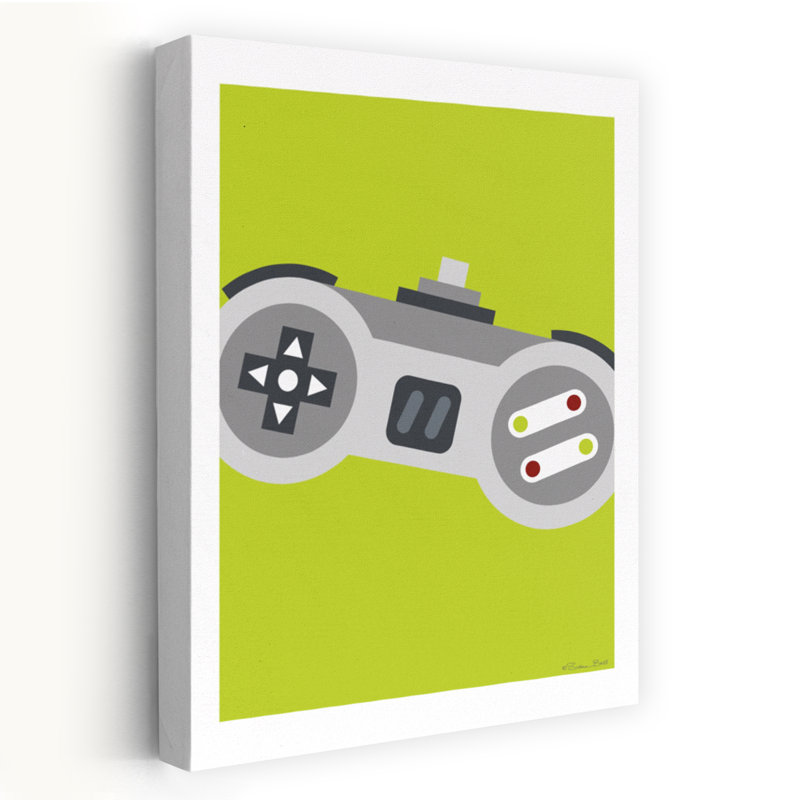 Contrôleur I - manette de jeu rétro rétro contemporaine, H 24 po x l 16 po