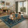 Goldene Animal & Insect Machine Washable Area Rugs with Non-Slip Backing for Living Room, Dining Room, Bedroom