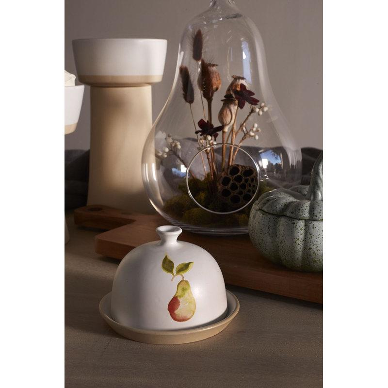 August Grove® Ceramic Serving Dish, 3.5" x 5.5", White