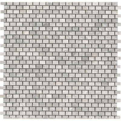 Marble Slv Silver 12 in. x 12 in. Polished Marble Floor and Wall Tile (5.01 sq. ft./Case)