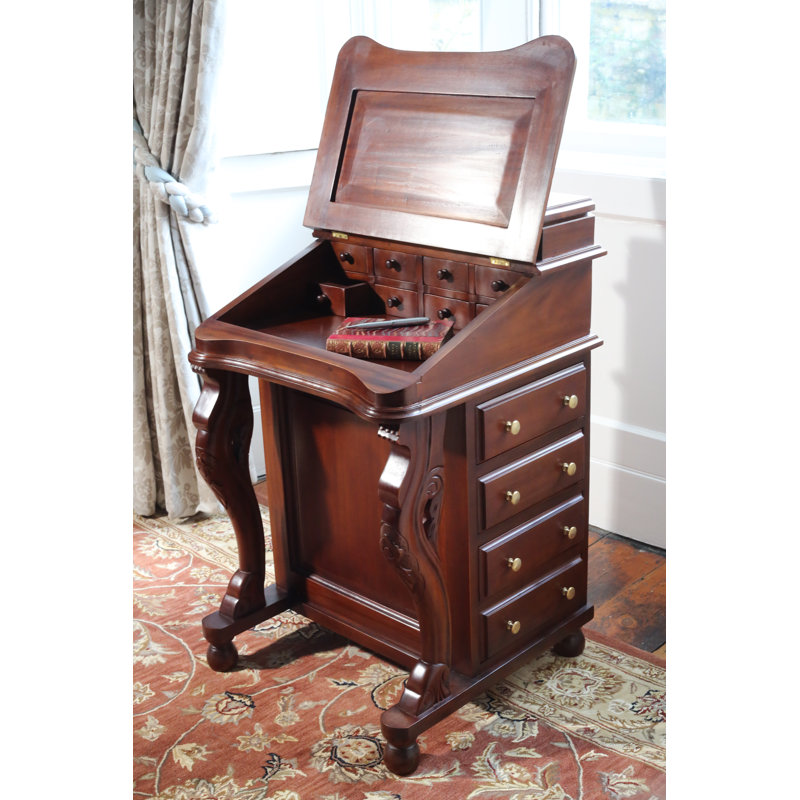 Solid Wood Secretary Desk