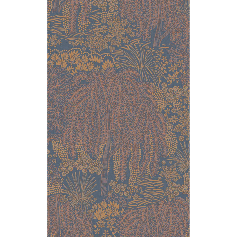 Rouleau de fleurs Einhardt, Bleu foncé