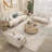 86.6'' Leather Sofa