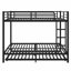 Metal Bunk Bed With Trundle-1430731225