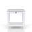 White Finished End Table With Storage Drawer