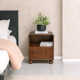 Vallandry Solid Wood Nightstand