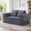 Canapé-lit pliant convertible 2-en-1, canapé-lit en velours côtelé moderne avec 2 * oreillers, causeuse modulaire rembourrée avec lit escamotable Futon-1024340330-1025101859