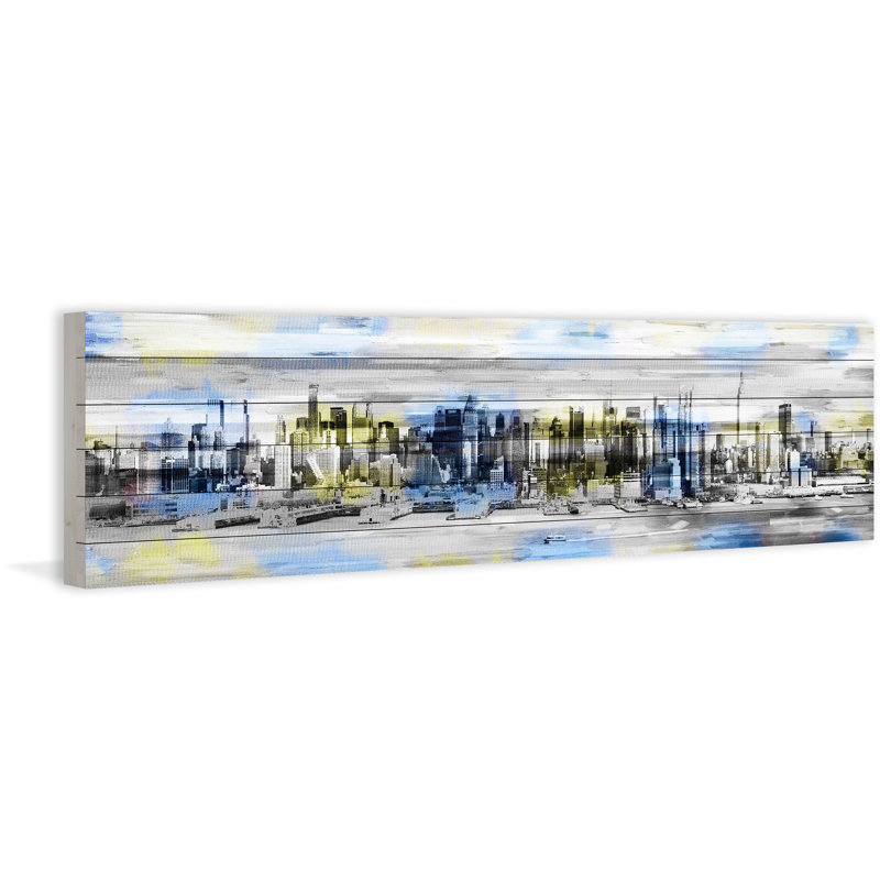 « picture perfect » par parvez taj,, reproduction d’art sur bois blanc, H 20 po x l 60 po x P 1,5 po