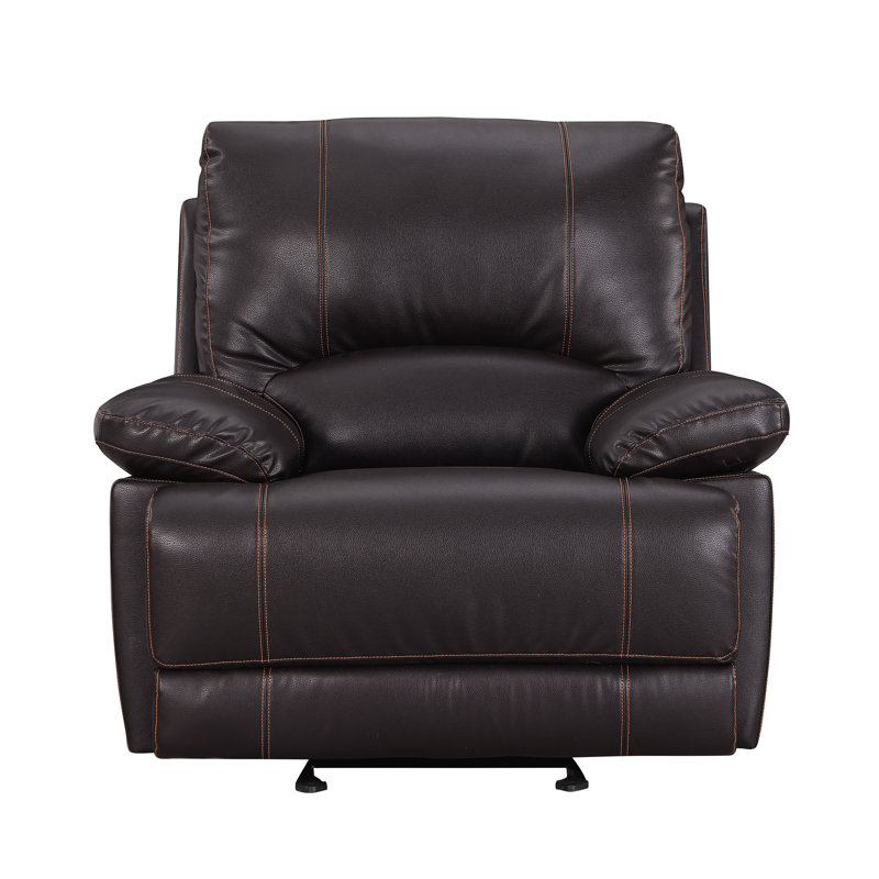 Fauteuil inclinable manuel standard de 40 po de large Trower, Brun