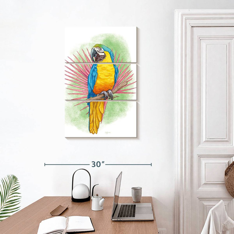 Flair arctique tropical Brampt, H 32 po x l 20 po