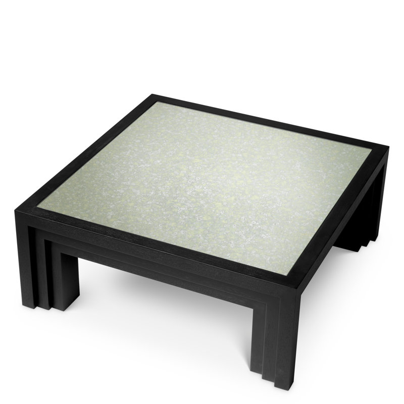 Metropolitan Glass Coffee Table, Black