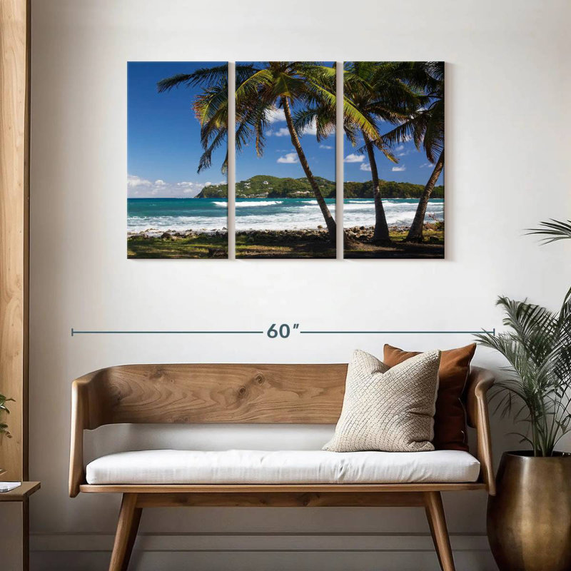 Gillard Caribbean St. Lucia Beach, H 28 po x l 45 po