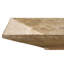 LITTLE TREE 13'' Beige/Tan/Brown/Natural Stone Rectangular Bathroom Sink