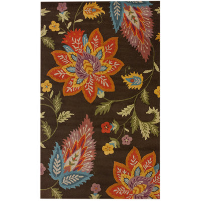 Tapis brun Ildegonda