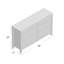 Commode double 6 tiroirs Mallin